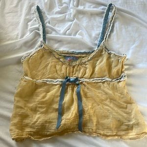 Vintage Free People sheer top